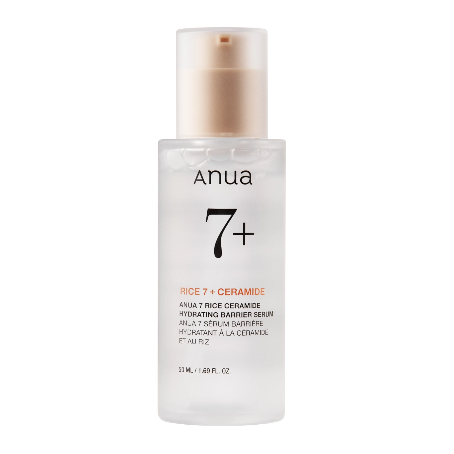 Anua - Rice 7 Ceramide Hydrating Barrier Serum - Ryżowe Serum Rozjaśniające - 50ml