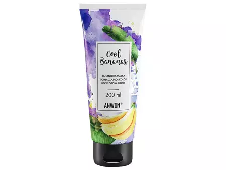 Anwen - Cool Bananas - Bananowa Maska Ochładzająca Kolor do Włosów Blond - 200ml