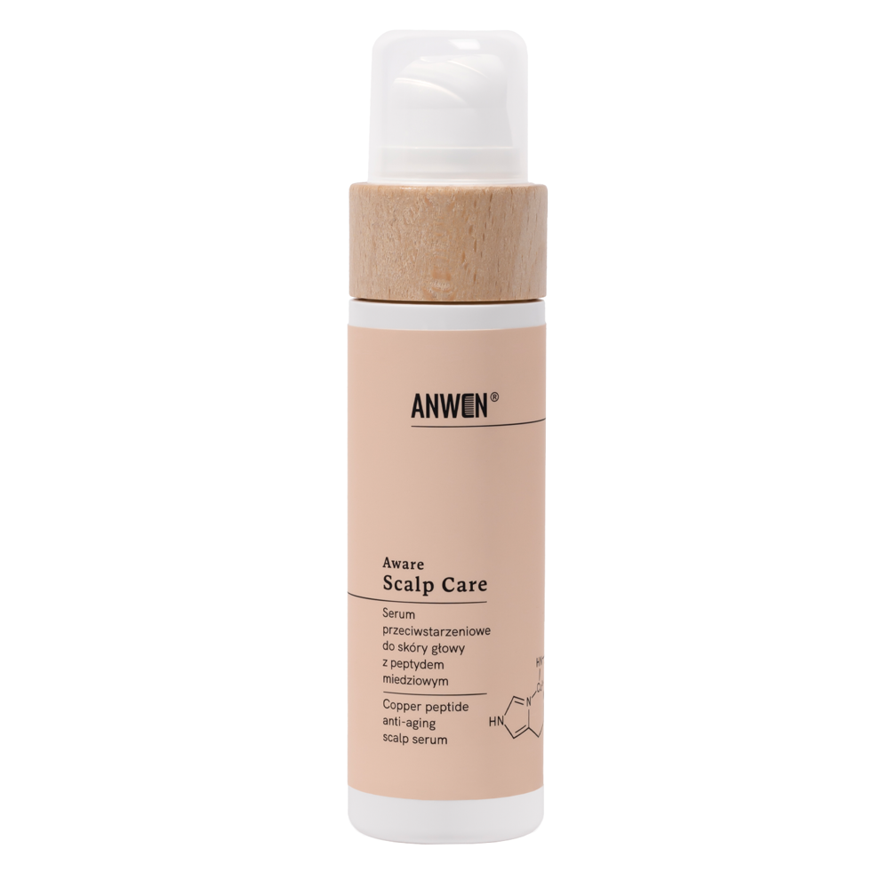 Anwen - Scalp Care - Serum Przeciwstarzeniowe do Skóry Głowy z Peptydem Miedziowym - 100 ml