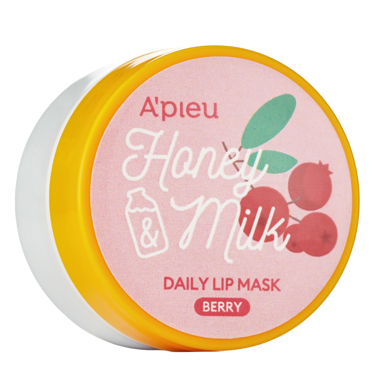 A'pieu - Honey & Milk Daily Lip Mask - Berry - Odżywcza Maska do Ust - 6g