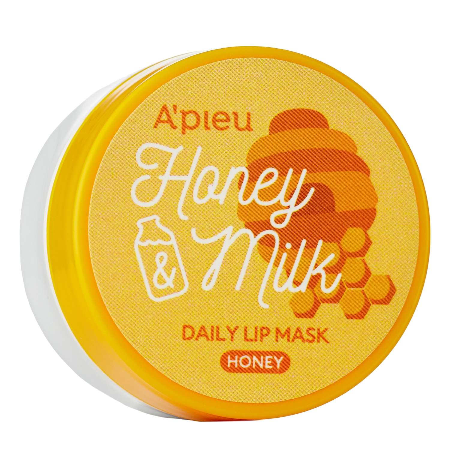 A'pieu - Honey & Milk Daily Lip Mask - Honey - Odżywcza Maska do Ust - 6g