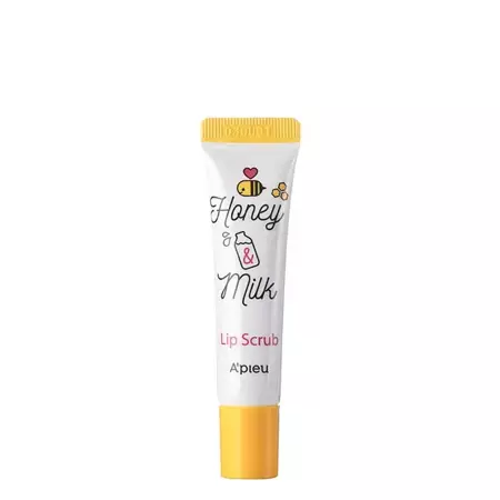 A'pieu - Honey & Milk Lip Scrub - Delikatny Peeling do ust z Miodem - 8ml