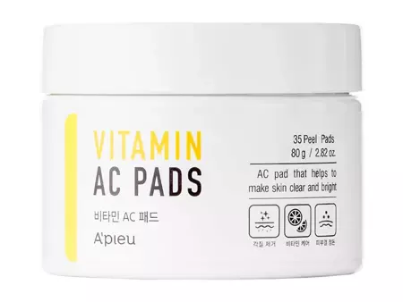 A'pieu - Vitamin AC Pads - Wygładzające Płatki z Witaminami - 35szt