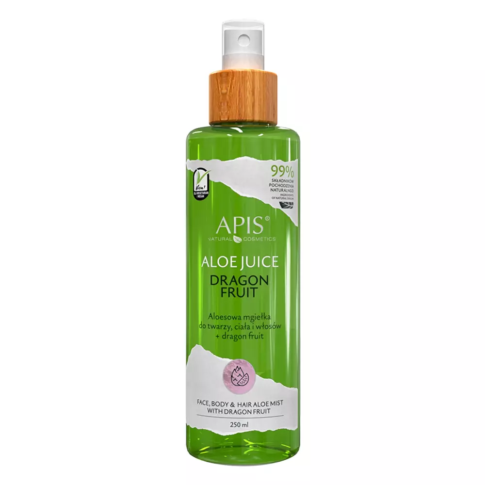 Apis - Aloe Vera - Aloesowa Mgiełka do Twarzy, Ciała i Włosów - 250ml