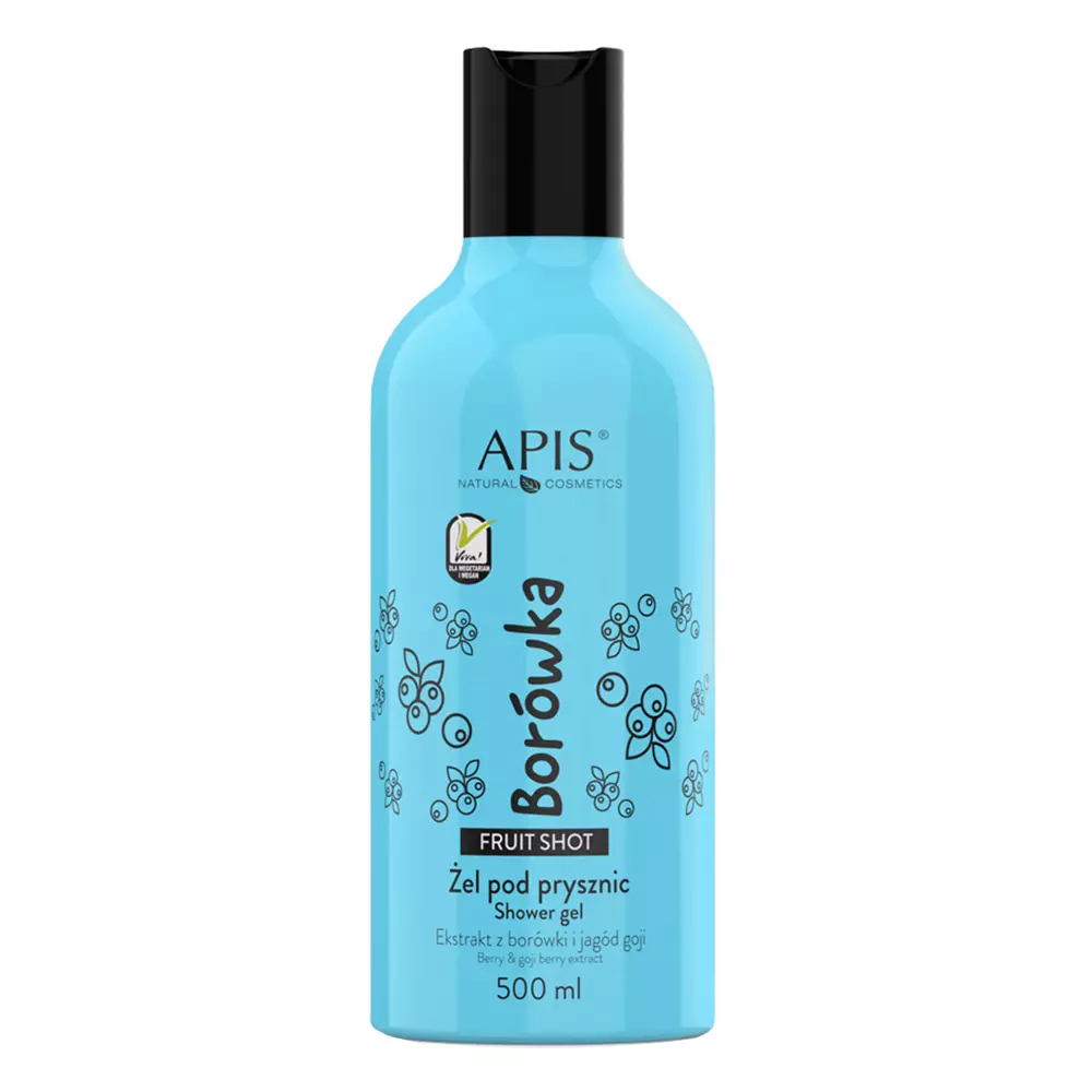 Apis - Fruit Shot - Borówkowy Żel pod Prysznic - 500ml