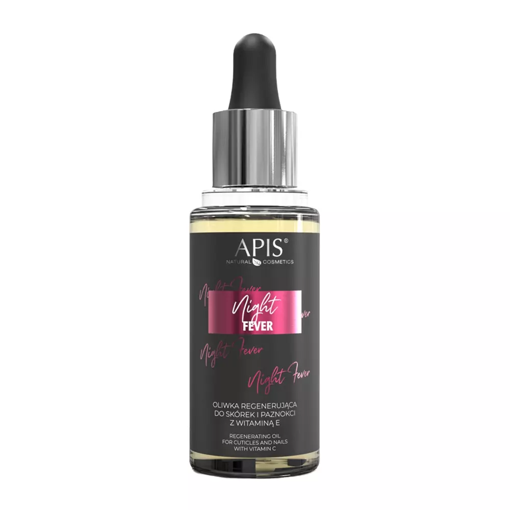 Apis - Night Fever - Oliwka Regenerująca do Skórek i Paznokci z Witaminą E - 30ml