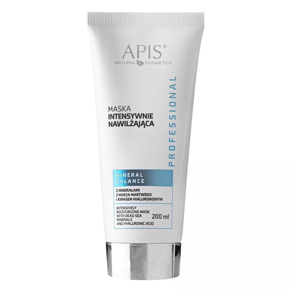 Apis - Professional - Mineral Balance - Intensively Moisturizing Mask - Maska Intensywnie Nawilżająca z Minerałami z Morza Martwego i Kwasem Hialuronowym - 200ml