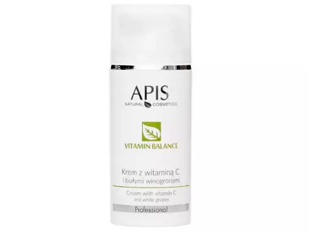 Apis - Professional - Vitamin Balance - Cream with Vitamin C and White Grapes - Krem do Twarzy z Witaminą C i Białymi Winogronami - 100ml 