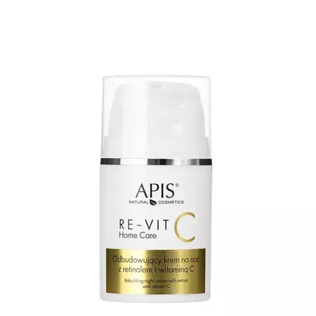 Apis - Re-Vit C Home Care - Rebuilding Night Cream with Retinol and Vitamin C - Krem na Noc z Retinolem i Witaminą C - 50ml