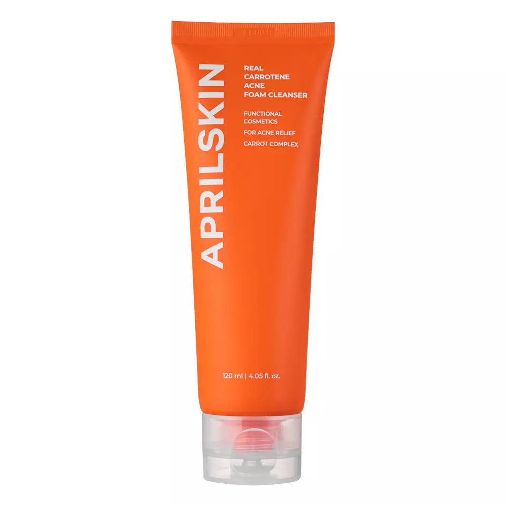 Aprilskin - Carrotene Clarifying Foam Cleanser - Marchewkowa Pianka do Mycia Twarzy - 120ml