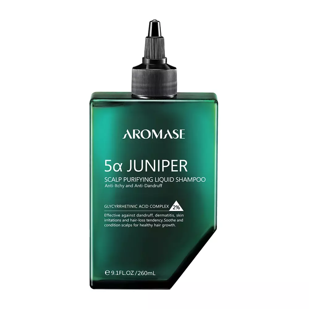 Aromase - 5α Juniper Scalp Purifying Liquid Shampoo - Płynny Szampon Oczyszczający do Skóry Głowy- 260ml 