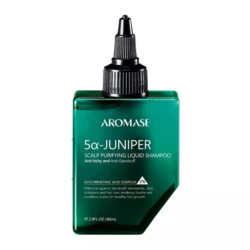 Aromase - 5α Juniper Scalp Purifying Liquid Shampoo - Płynny Szampon Oczyszczający do Skóry Głowy - 80ml