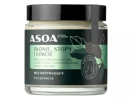 Asoa - Mus Odżywiający Dłonie, Stopy i Łokcie - 120ml