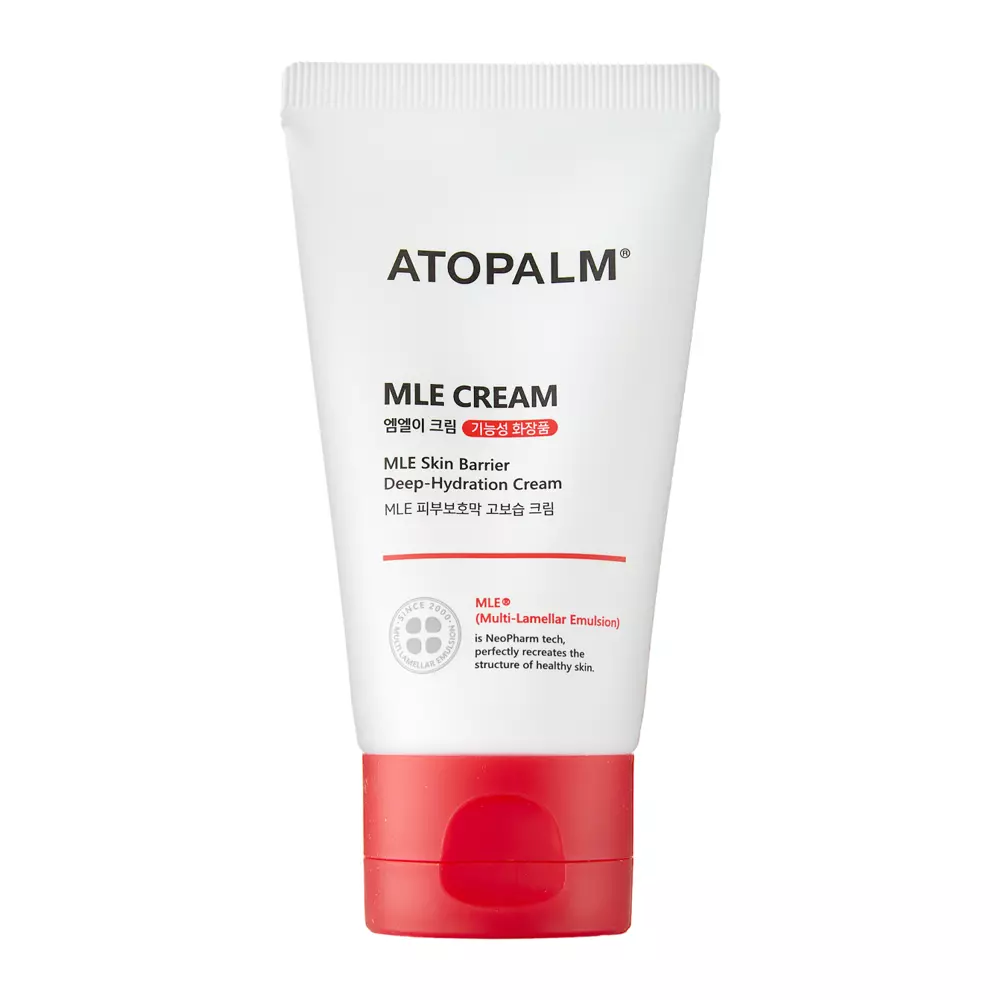 Atopalm - MLE Cream - Kojąco-Nawilżający Krem do Twarzy z Beta-Glukanem w Tubie - 65ml 