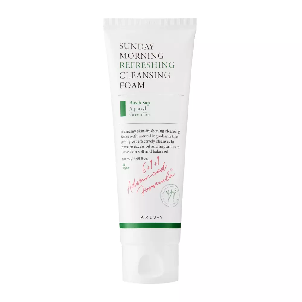 Axis-y - Sunday Morning Refreshing Cleansing Foam - Pianka Oczyszczająca do Twarzy - 120ml