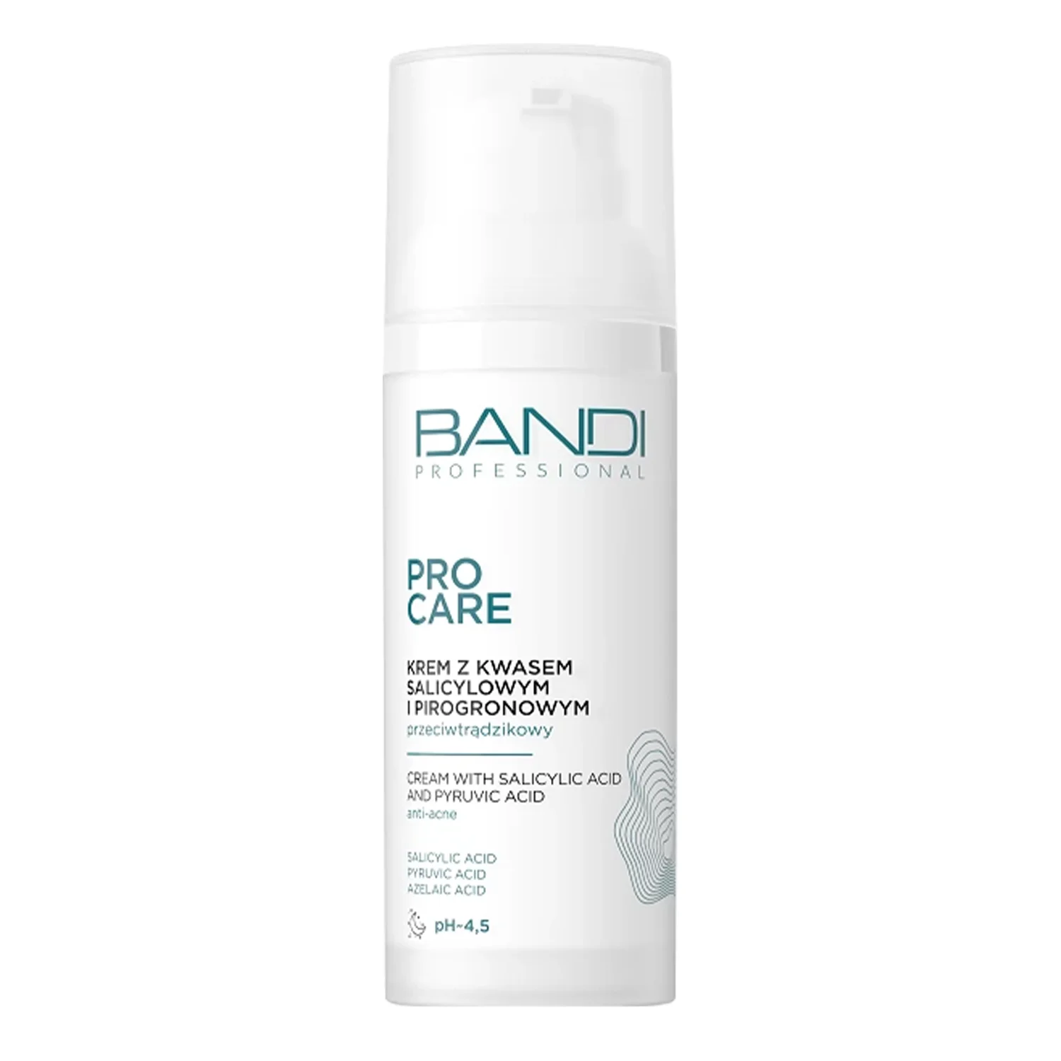 Bandi - Pro Care - Krem z Kwasem Salicylowym i Pirogronowym Przeciwtrądzikowy - 50ml