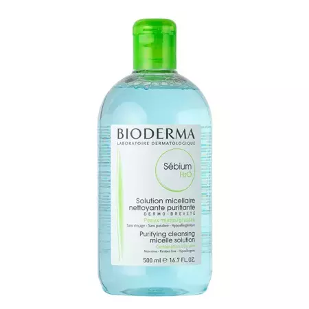 Bioderma - Sebium H2O - Antybakteryjny Płyn Micelarny do Skóry Trądzikowej - 500ml