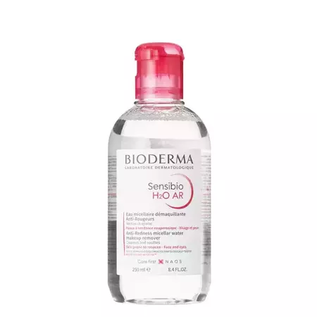 Bioderma - Sensibio AR H2O - Płyn Micelarny do Skóry Wrażliwej i Naczynkowej - 250ml