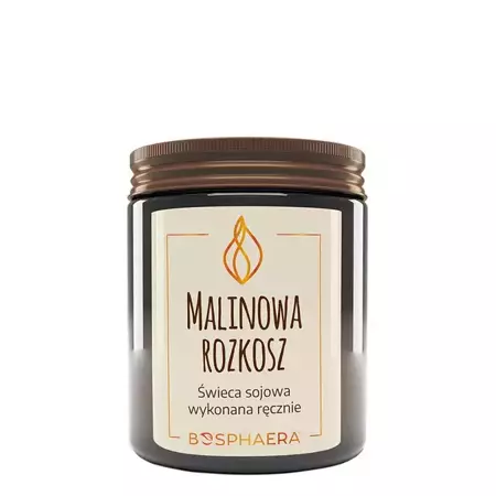 Bosphaera - Świeca Sojowa - Malinowa Rozkosz - 190g 