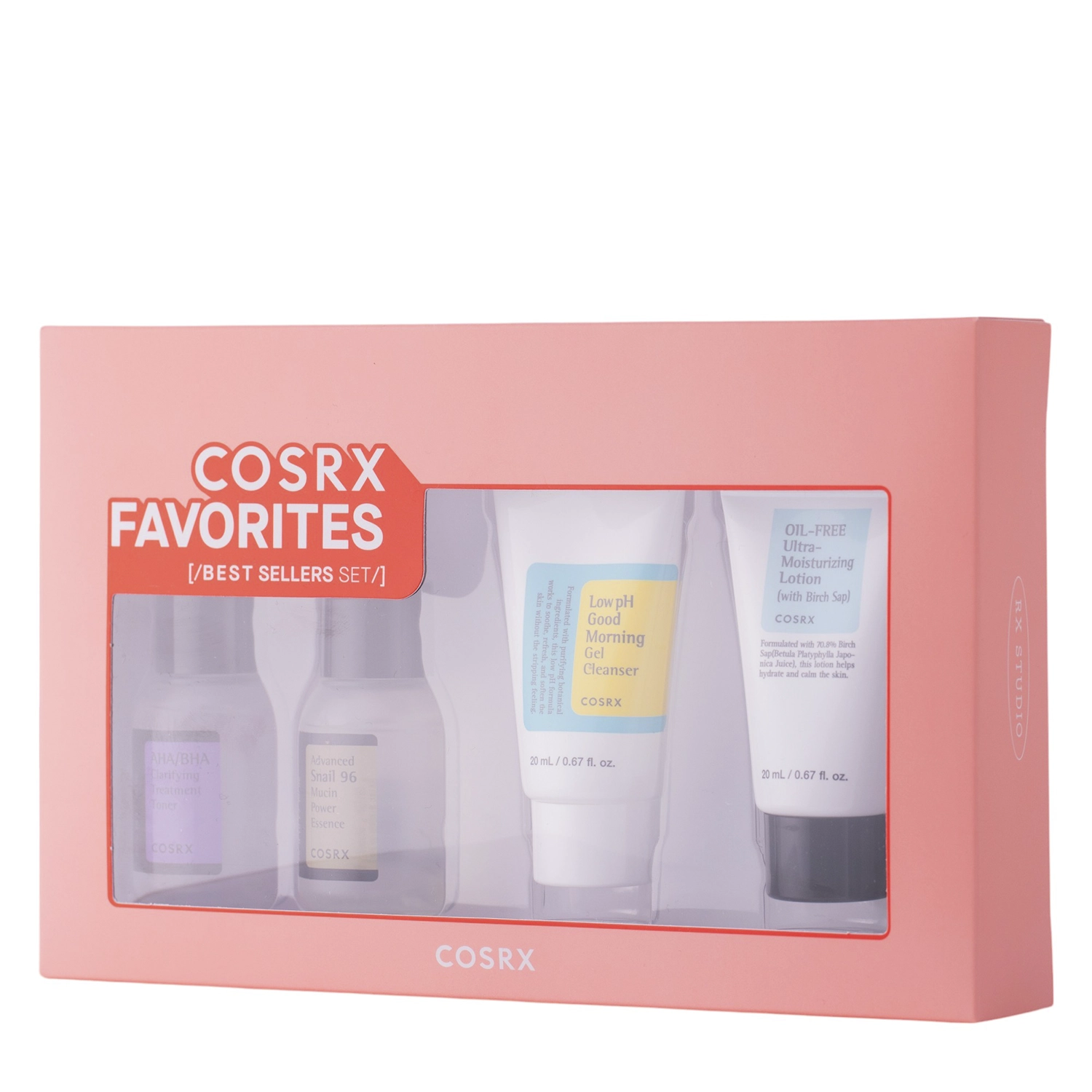 COSRX - Favorites Best Sellers Set - Zestaw Bestsellerów w Formacie Podróżnym