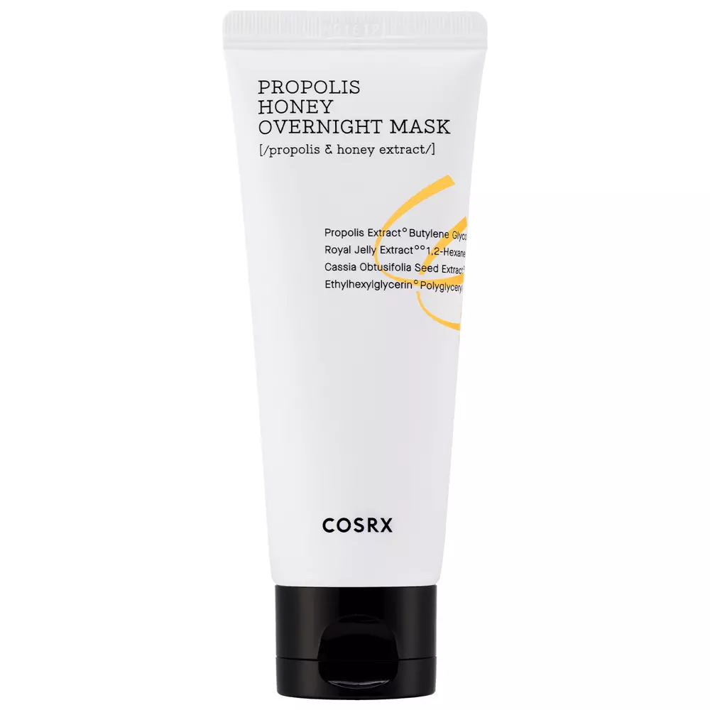 COSRX - Full Fit Propolis Honey Overnight Mask - Odżywcza Maska na Noc z Propolisem - 60ml