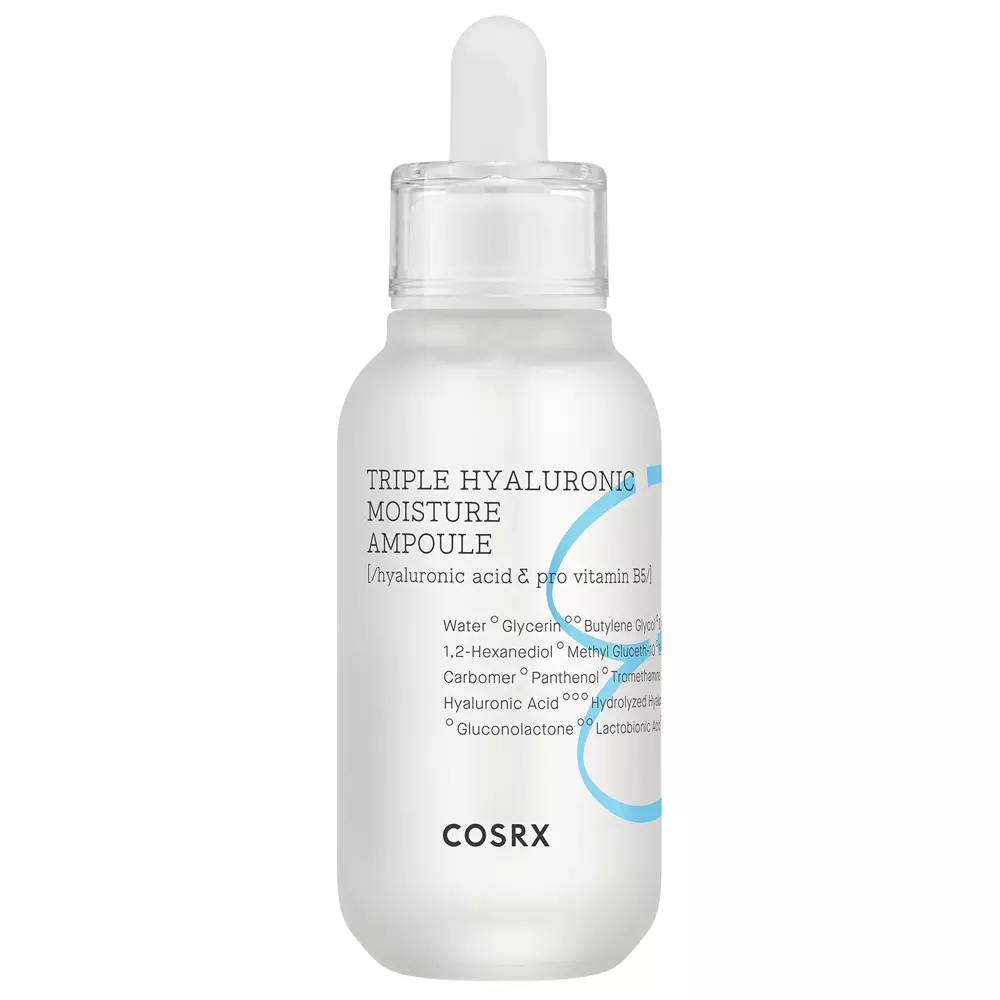 COSRX - Hydrium Triple Hyaluronic Ampoule - Nawilżająca Ampułka do Twarzy z Kwasem Hialuronowym - 40ml