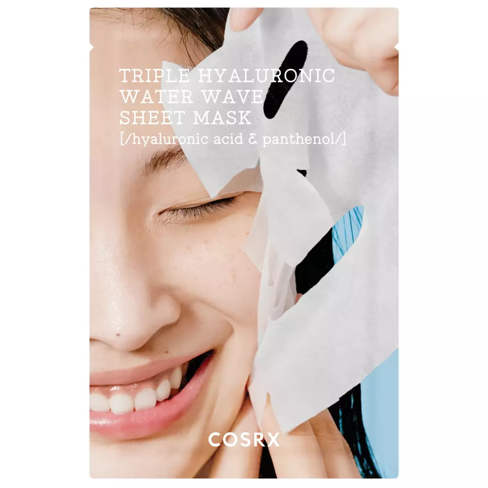 COSRX - Hydrium Triple Hyaluronic Water Wave Sheet Mask - Nawilżająca Maska w Płachcie z Potrójnym Kwasem Hialuronowym - 21ml