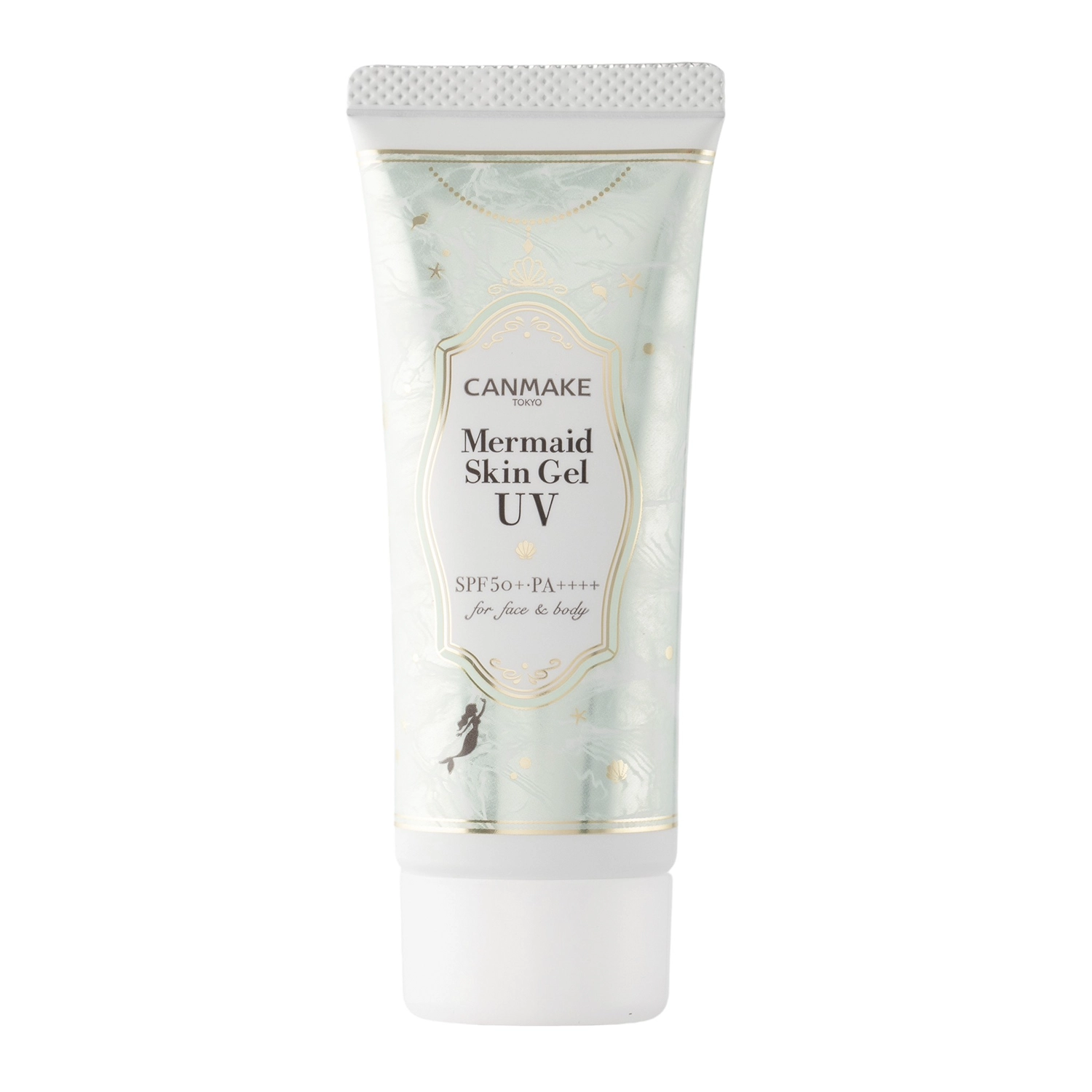 Canmake - Mermaid Skin Gel UV Sunscreen SPF 50+ PA++++ - Baza pod Makijaż z Filtrem - C01 Mint - 40g 