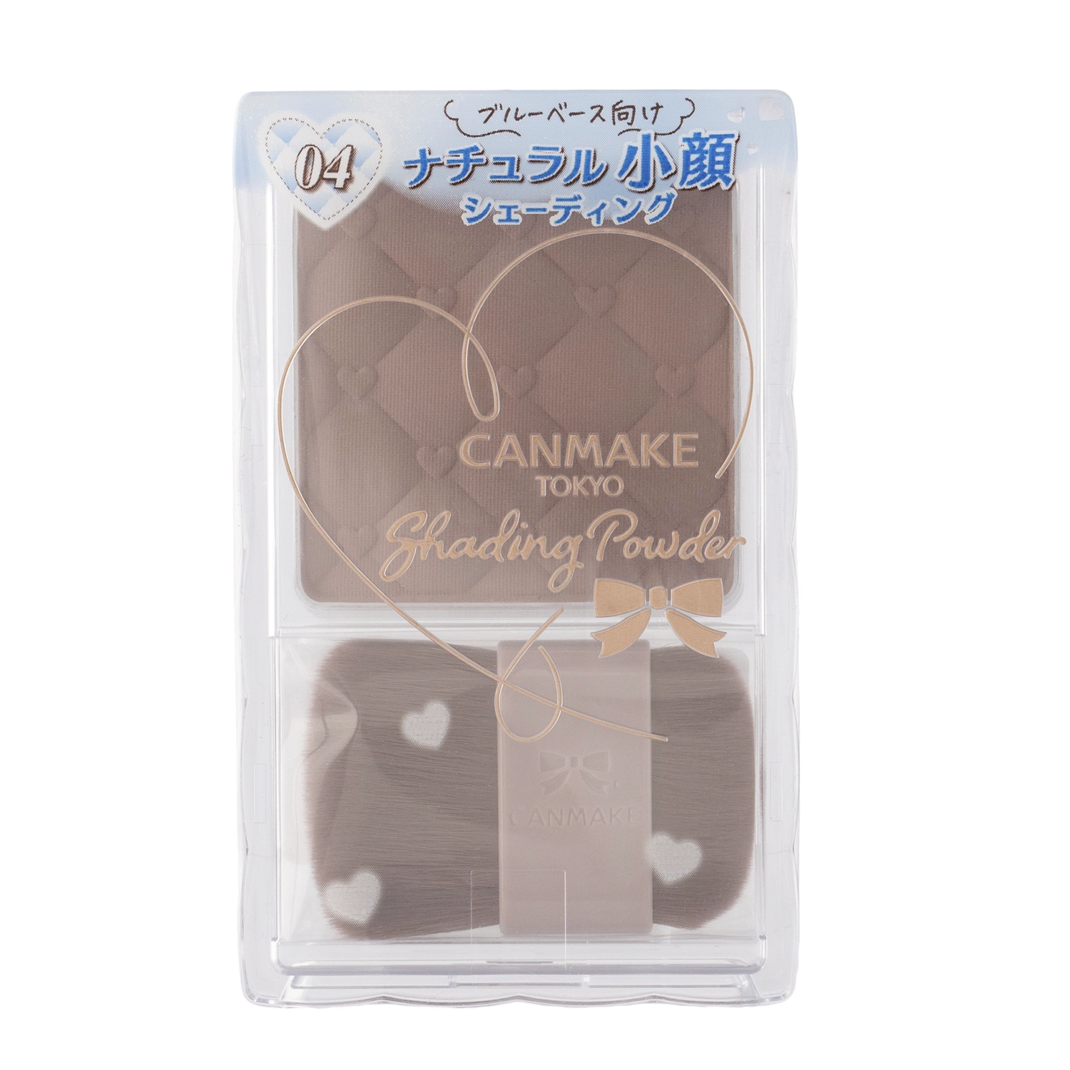 Canmake - Shading Powder - Puder do Konturowania Twarzy - 04 Ice Gray Brown - 5g