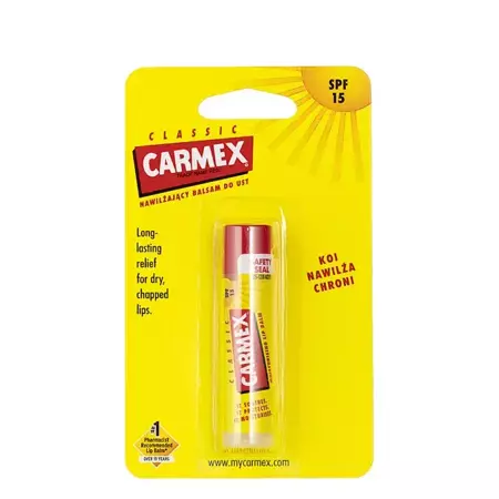 Carmex - Moisturizing Lip Balm - Nawilżający Balsam do Ust w Sztyfcie - Classic - 4,25g