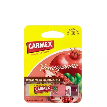 Carmex - Moisturizing Lip Balm - Nawilżający Balsam do Ust w Sztyfcie - Pomegranate - 4,25g