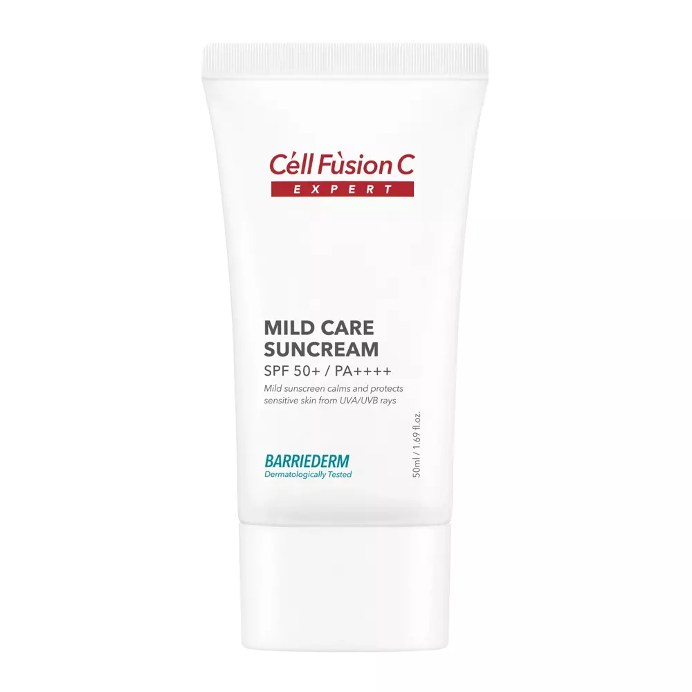 Cell Fusion C - Mild Care Suncream SPF50+/PA+++ - Łagodzący Krem z Filtrem do Twarzy - 50ml