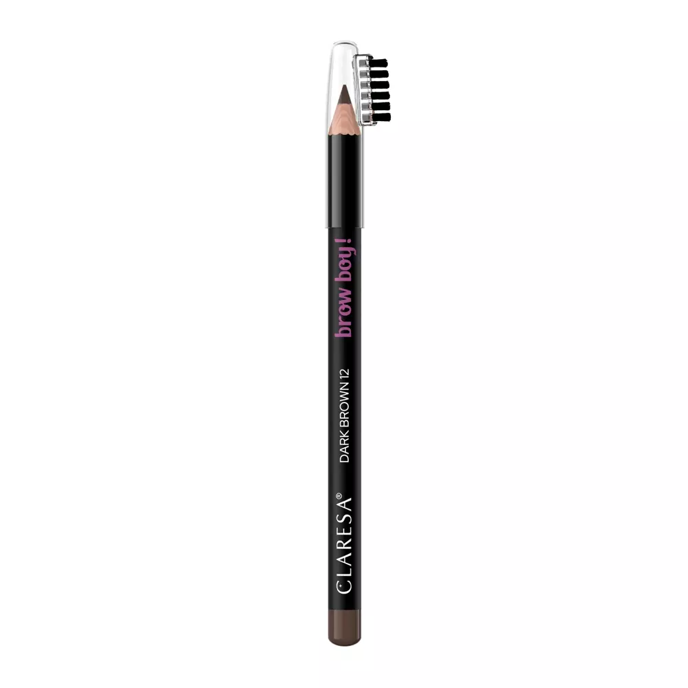 Claresa - Brow Boy! - Kredka do Brwi - 12 Dark Brown - 1,15g