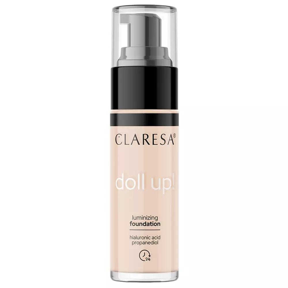 Claresa - Doll Up! - Podkład Rozświetlający - 04 Medium - 30ml