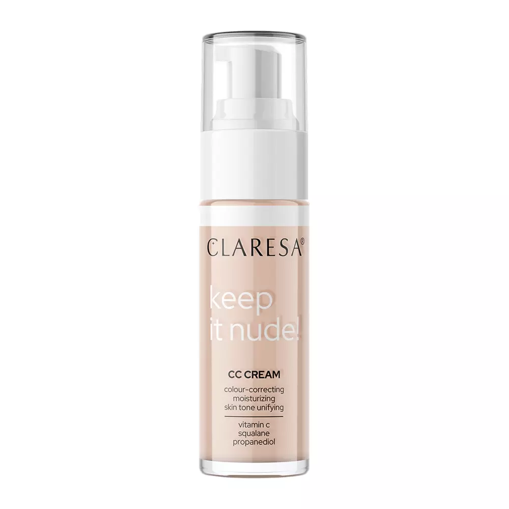 Claresa - Keep It Nude! - Nawilżający Podkład Wyrównujący Koloryt Cery - 103 Cool Medium - 30ml