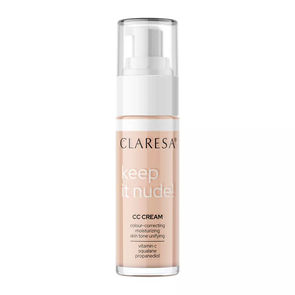 Claresa - Keep It Nude! - Nawilżający Podkład Wyrównujący Koloryt Cery - 104 Nude - 30ml