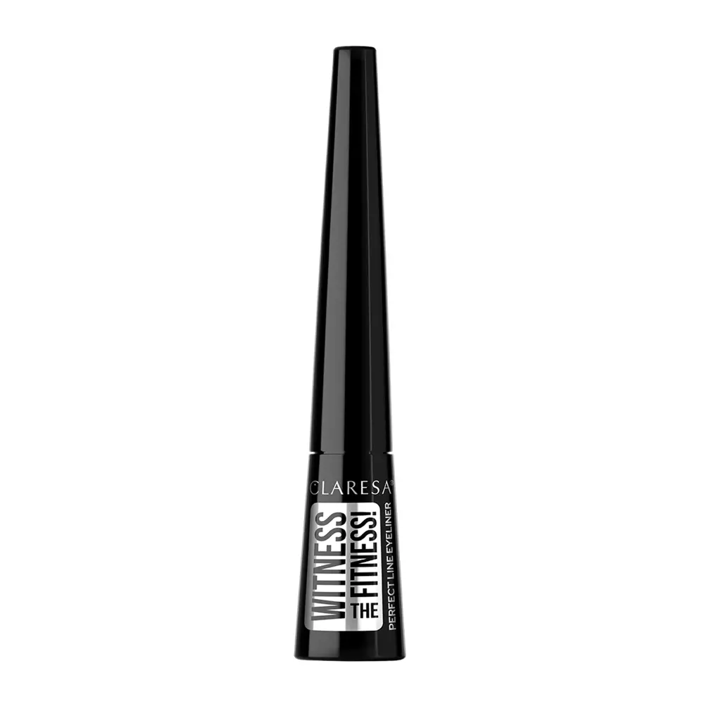 Claresa - Witness The Fitness - Precyzyjny Eyeliner w Płynie - Czarny - 4g