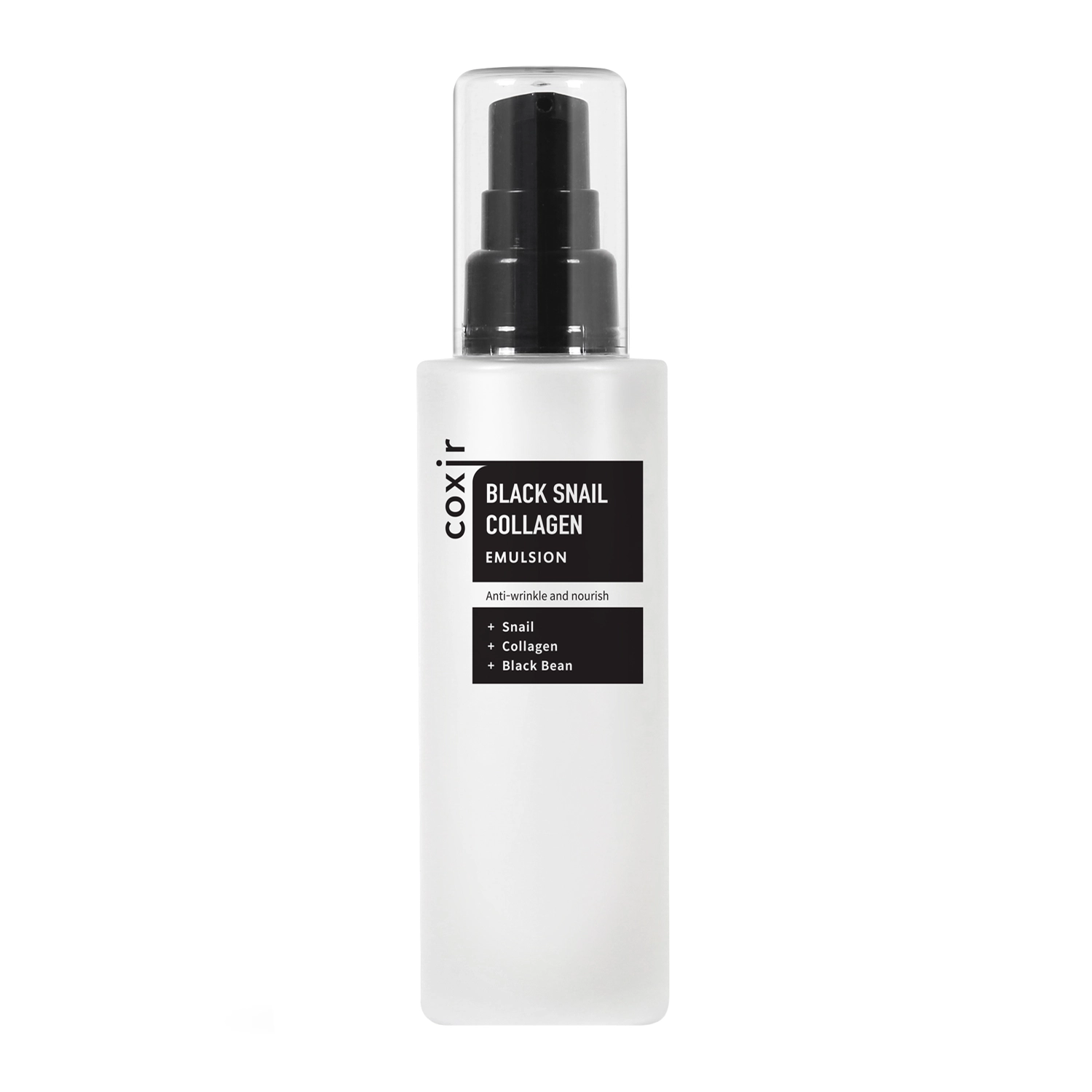 Coxir - Black Snail Collagen Emulsion - Przeciwzmarszczkowa Emulsja do Twarzy ze Śluzem Ślimaka - 100ml