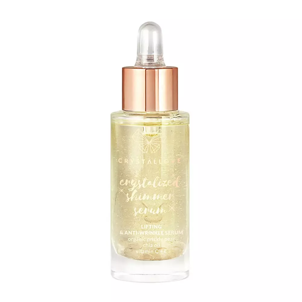 Crystallove -  Clear Guartz Shimmer Serum – Serum do Twarzy z Kryształem Górskim i Opuncją Figową - 30ml