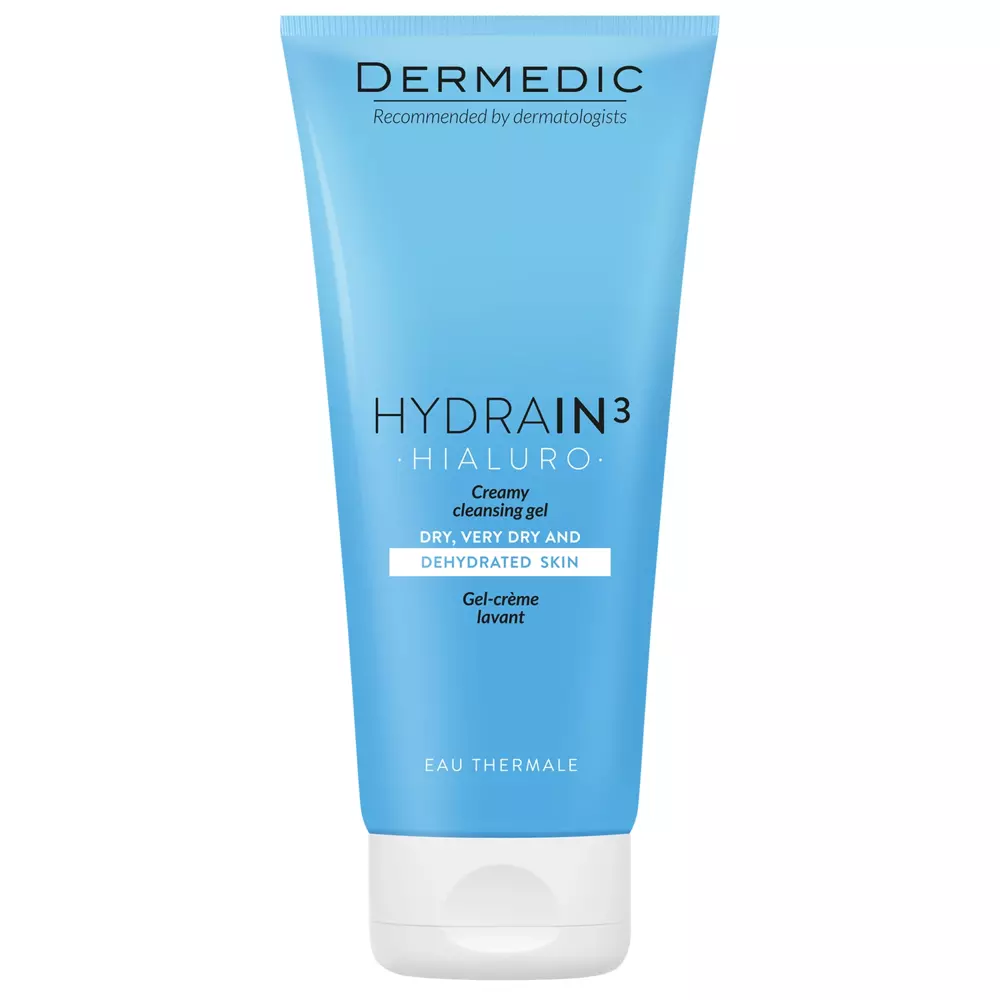 Dermedic - Hydrain 3 Hialuro - Kremowy Żel do Mycia - 200ml