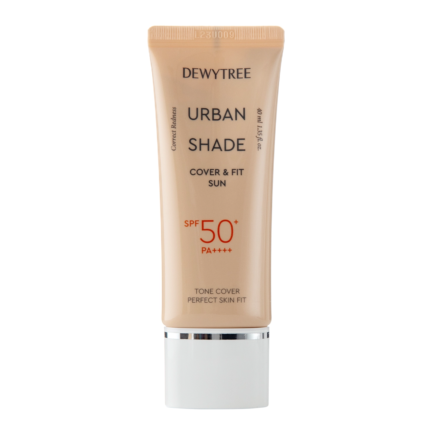 Dewytree - Urban Shade Cover And Fit Sun SPF50+/PA++++ - Tonujący Krem z Filtrem do Twarzy - 40ml