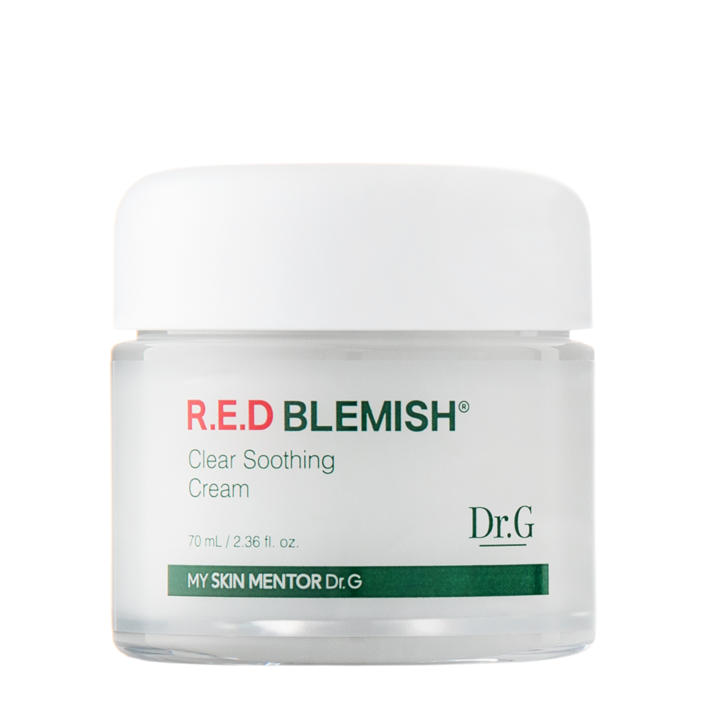 Dr.G - Red Blemish Clear Soothing Cream - Łagodzący Krem do Twarzy - 70ml