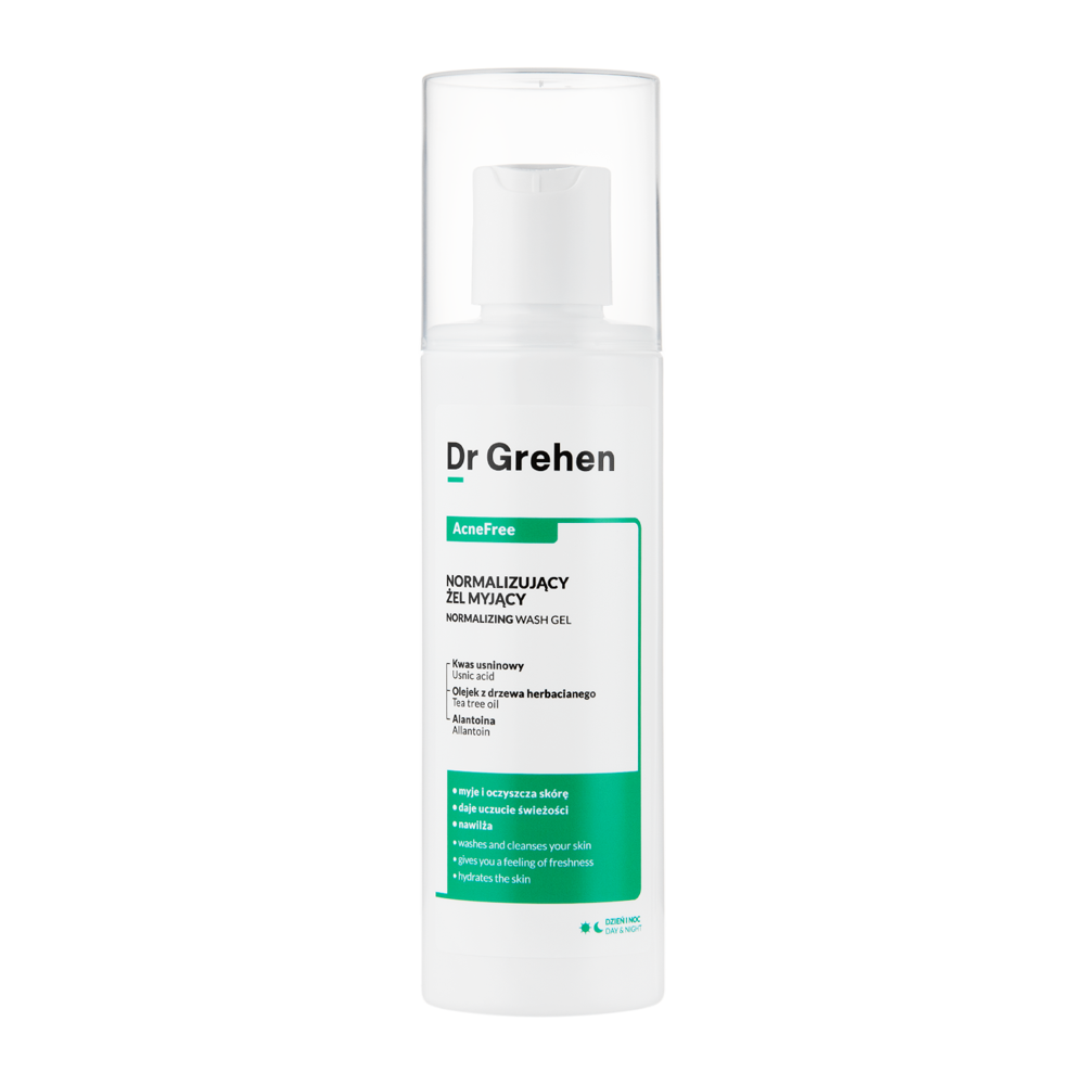 Dr Grehen - AcneFree - Normalizing Wash Gel - Normalizujący Żel Myjący - 200ml