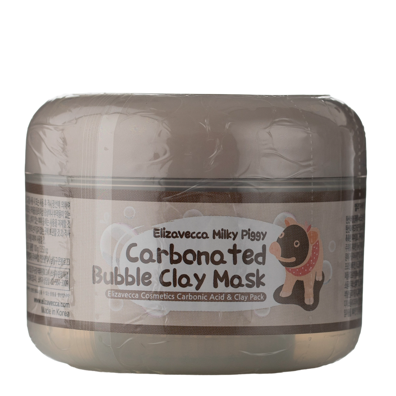 Elizavecca - Milky Piggy Carbonated Bubble Clay Mask - Oczyszczająca Maska z Glinką - 100ml