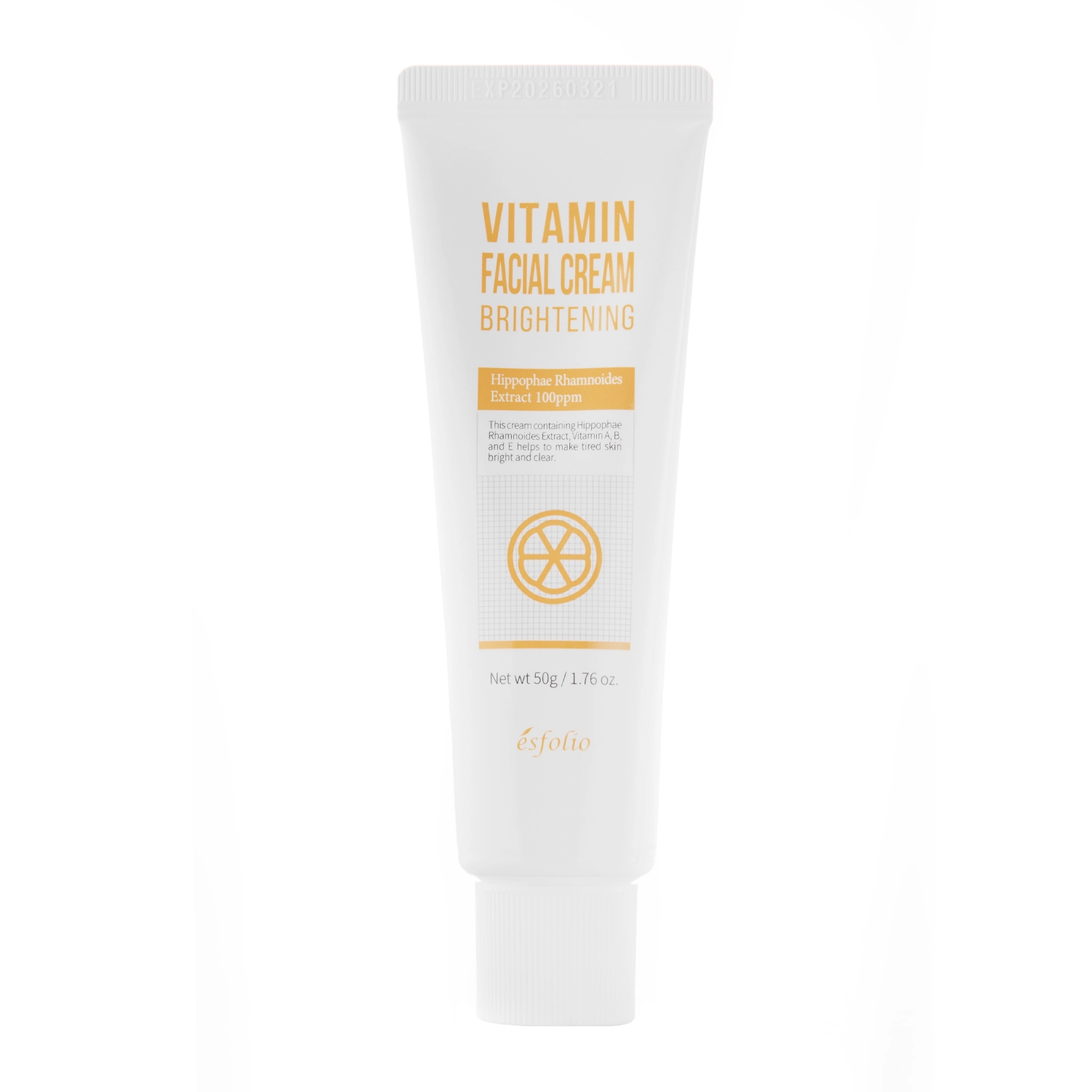 Esfolio - Vitamin Facial Cream Brightening - Rozjaśniający Krem do Twarzy z Witaminą C - 50ml