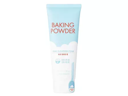 Etude House - Baking Powder Pore Cleansing Foam - Gleboko Oczyszczająca Pianka z Sodą do Twarzy o Potrójnym Działaniu - 160ml