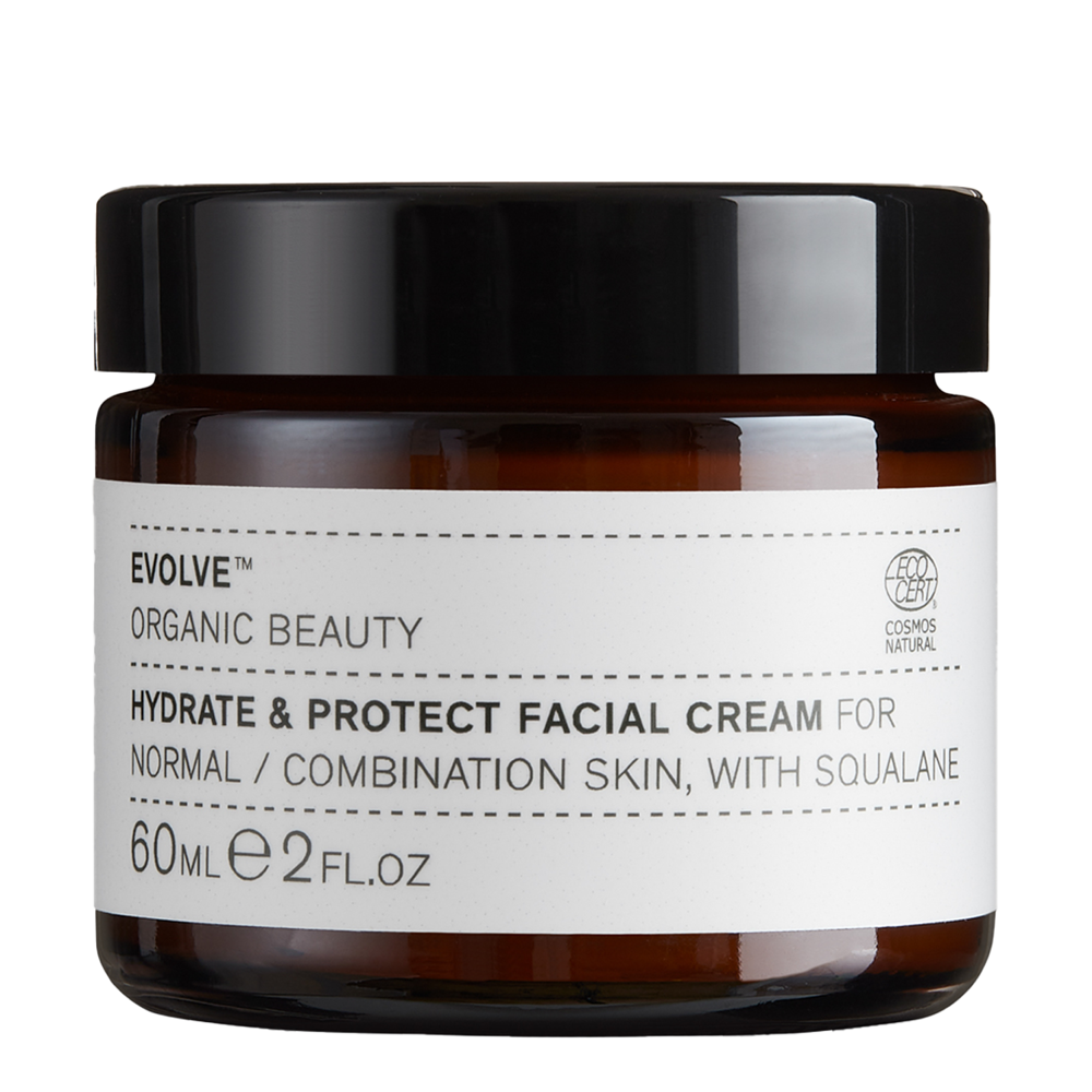 Evolve Organic Beauty - Hydrate and Protect Facial Cream - Organiczny Krem ze Skwalanem - 60ml