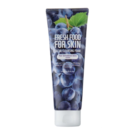 Farmskin - Freshfood For Skin Cleansing Foam Grape - Oczyszczająca Pianka do Twarzy - 175ml - OUTLET