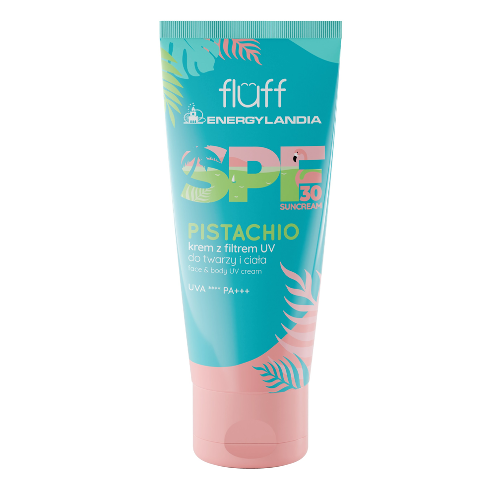 Fluff - Pistachio - Krem z Filtrem UV do Twarzy i Ciała SPF30 - 100ml