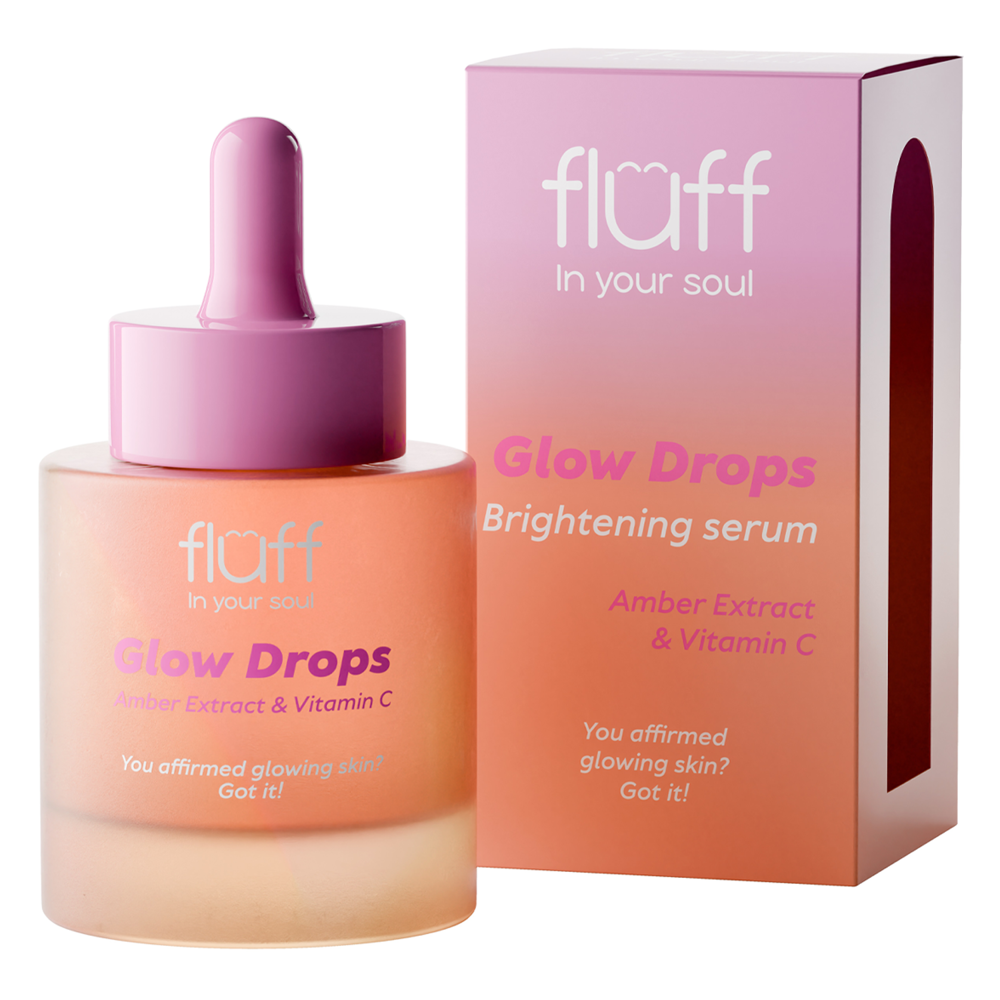 Fluff - Serum Rozświetlające z Ekstraktem z Bursztynu i Witaminą C - 30ml